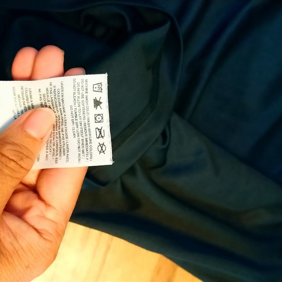 Nike Dry Fit Men Black Polo Shirt Size L - Picture 7 of 8